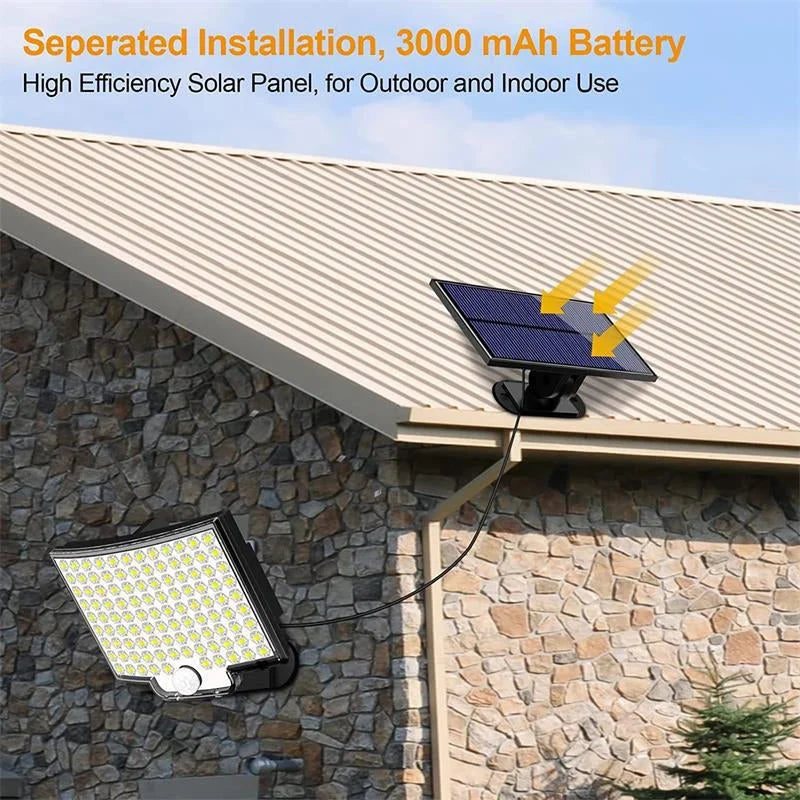 Outdoor Solar Motion Sensor Light | Adjustable Modes & Wide-Angle ...